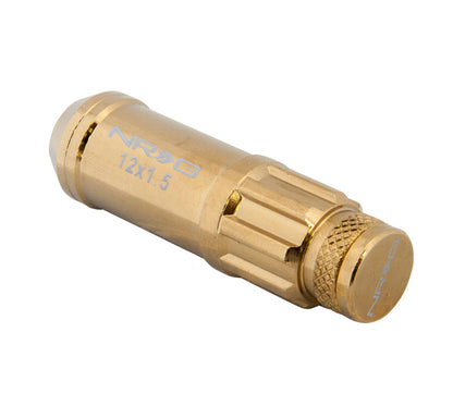 NRG - 700 SERIES "STEEL" LUG NUTS W/ DUST CAP COVER 5 LUG SETS (21 PIECES) INCL LOCK & LOCK SOCKET
