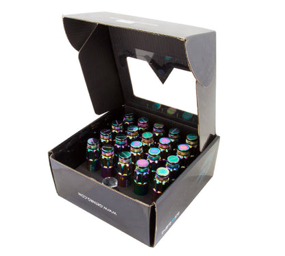 NRG - 700 SERIES "STEEL" LUG NUTS W/ DUST CAP COVER 5 LUG SETS (21 PIECES) INCL LOCK & LOCK SOCKET