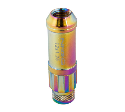 NRG - 700 SERIES "STEEL" LUG NUTS W/ DUST CAP COVER 5 LUG SETS (21 PIECES) INCL LOCK & LOCK SOCKET