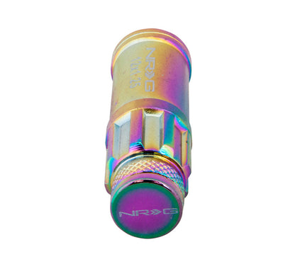 NRG - 700 SERIES "STEEL" LUG NUTS W/ DUST CAP COVER 5 LUG SETS (21 PIECES) INCL LOCK & LOCK SOCKET