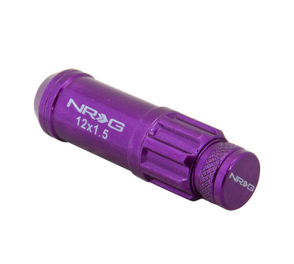 NRG - SÉRIE 700 PORCAS DE "AÇO" COM TAMPA DE PROTEÇÃO CONTRA POEIRA 5 CONJUNTOS DE LUGS (21 PEÇAS) INCL BLOQUEIO E SOQUETE DE TRAVA