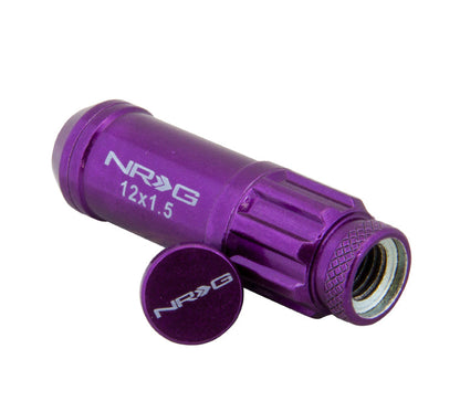 NRG - SÉRIE 700 PORCAS DE "AÇO" COM TAMPA DE PROTEÇÃO CONTRA POEIRA 5 CONJUNTOS DE LUGS (21 PEÇAS) INCL BLOQUEIO E SOQUETE DE TRAVA