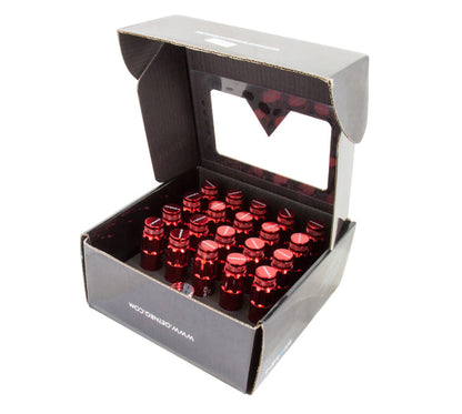 NRG - 700 SERIES "STEEL" LUG NUTS W/ DUST CAP COVER 5 LUG SETS (21 PIECES) INCL LOCK & LOCK SOCKET