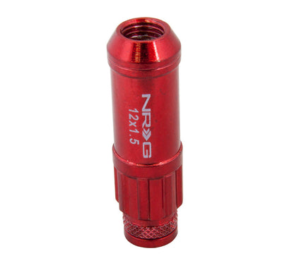 NRG - 700 SERIES "STEEL" LUG NUTS W/ DUST CAP COVER 5 LUG SETS (21 PIECES) INCL LOCK & LOCK SOCKET