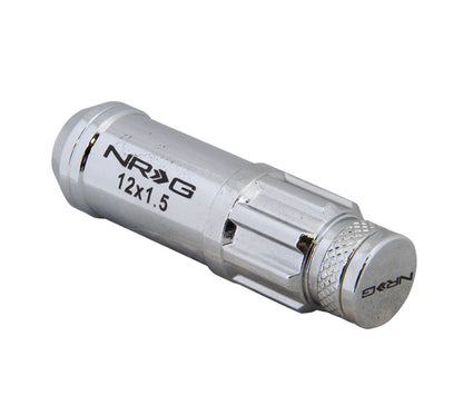 NRG - 700 SERIES "STEEL" LUG NUTS W/ DUST CAP COVER 5 LUG SETS (21 PIECES) INCL LOCK & LOCK SOCKET