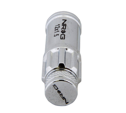 NRG - 700 SERIES "STEEL" LUG NUTS W/ DUST CAP COVER 5 LUG SETS (21 PIECES) INCL LOCK & LOCK SOCKET