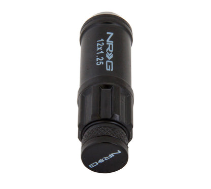 NRG - 700 SERIES "STEEL" LUG NUTS W/ DUST CAP COVER 5 LUG SETS (21 PIECES) INCL LOCK & LOCK SOCKET