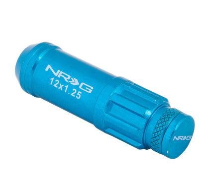 NRG - 700 SERIES "STEEL" LUG NUTS W/ DUST CAP COVER 5 LUG SETS (21 PIECES) INCL LOCK & LOCK SOCKET