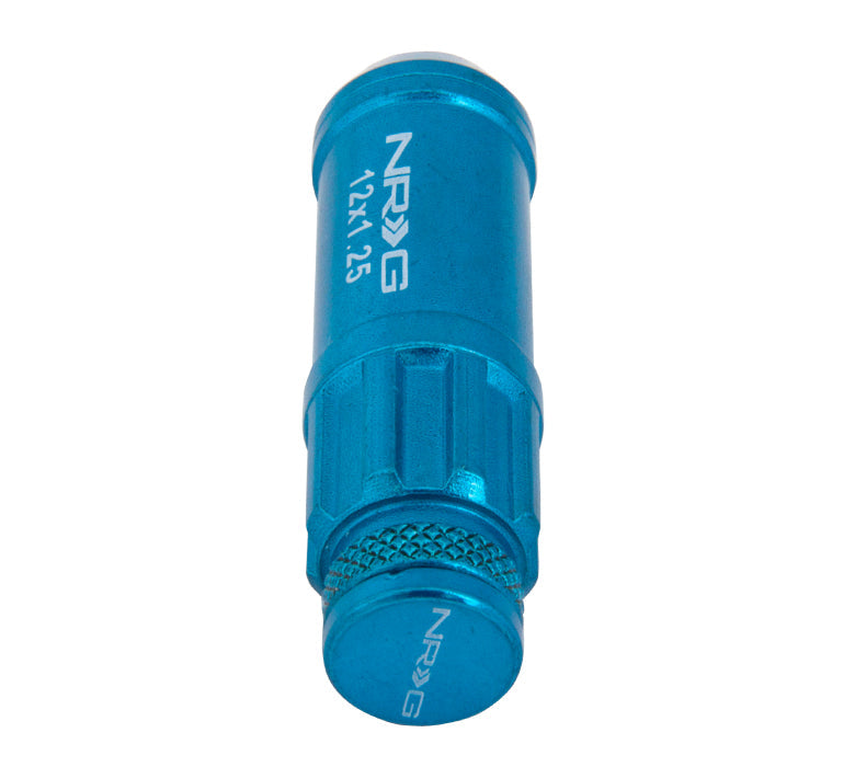 NRG - 700 SERIES "STEEL" LUG NUTS W/ DUST CAP COVER 5 LUG SETS (21 PIECES) INCL LOCK & LOCK SOCKET