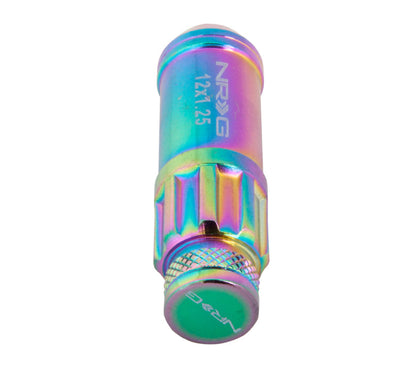 NRG - 700 SERIES "STEEL" LUG NUTS W/ DUST CAP COVER 5 LUG SETS (21 PIECES) INCL LOCK & LOCK SOCKET
