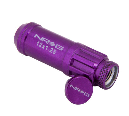 NRG - SÉRIE 700 PORCAS DE "AÇO" COM TAMPA DE PROTEÇÃO CONTRA POEIRA 5 CONJUNTOS DE LUGS (21 PEÇAS) INCL BLOQUEIO E SOQUETE DE TRAVA