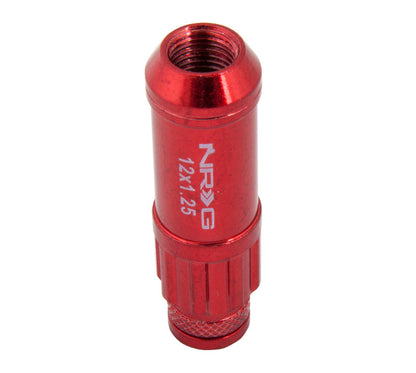 NRG - 700 SERIES "STEEL" LUG NUTS W/ DUST CAP COVER 5 LUG SETS (21 PIECES) INCL LOCK & LOCK SOCKET