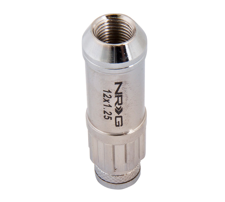 NRG - 700 SERIES "STEEL" LUG NUTS W/ DUST CAP COVER 5 LUG SETS (21 PIECES) INCL LOCK & LOCK SOCKET
