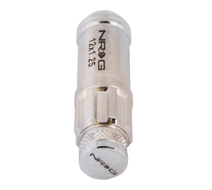 NRG - 700 SERIES "STEEL" LUG NUTS W/ DUST CAP COVER 5 LUG SETS (21 PIECES) INCL LOCK & LOCK SOCKET