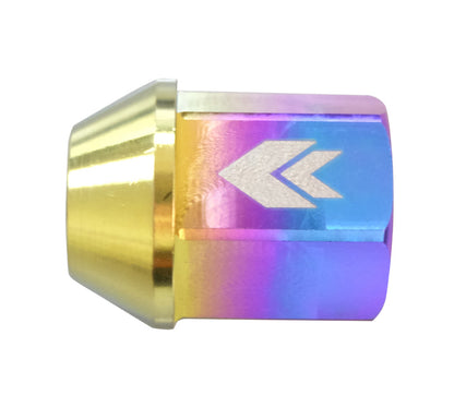 NRG - M12 X 1,5 TITÂNIO NEOCROMÁTICO CONJUNTO DE PORCAS 21 PC / CHAVE DE TRAVA