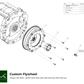 PMC Motorsport - Adapter Kit Nissan SR - BMW M50 S50 M52 S52 M54 - 240mm / 9.45" (A-SR-M50-240)