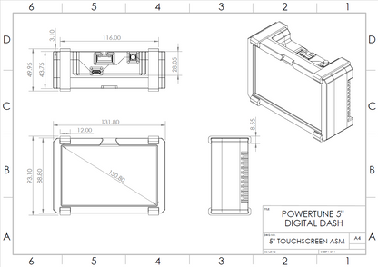POWERTUNE DIGITAL MINI DASH V5