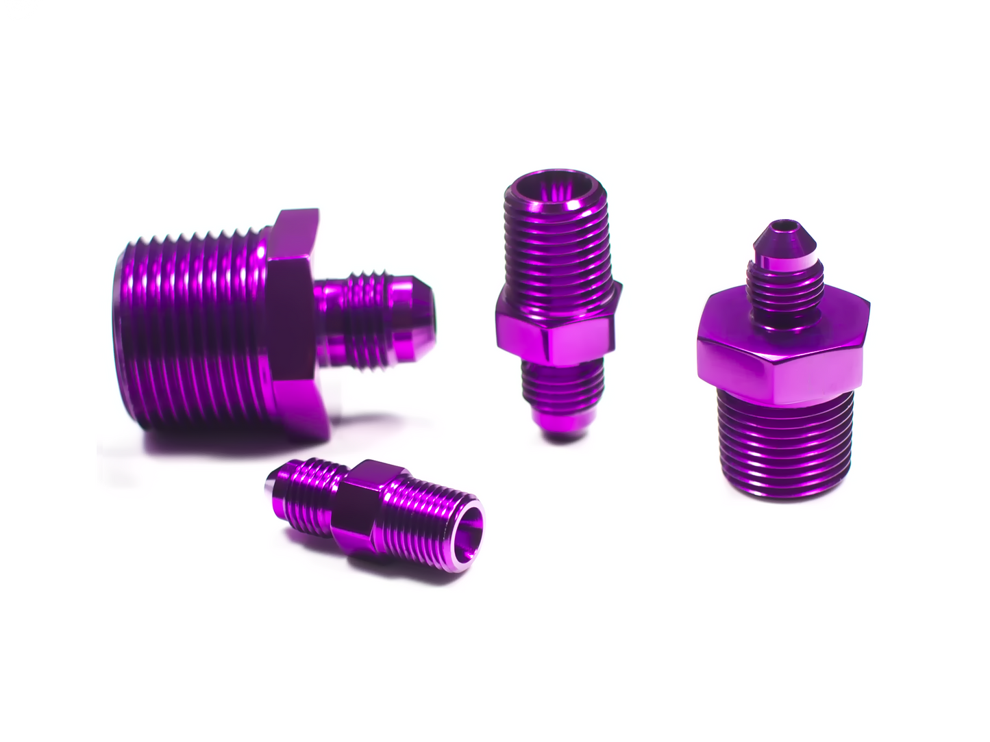 Accesorios de color: 6AN acampanados a 1/2" NPT