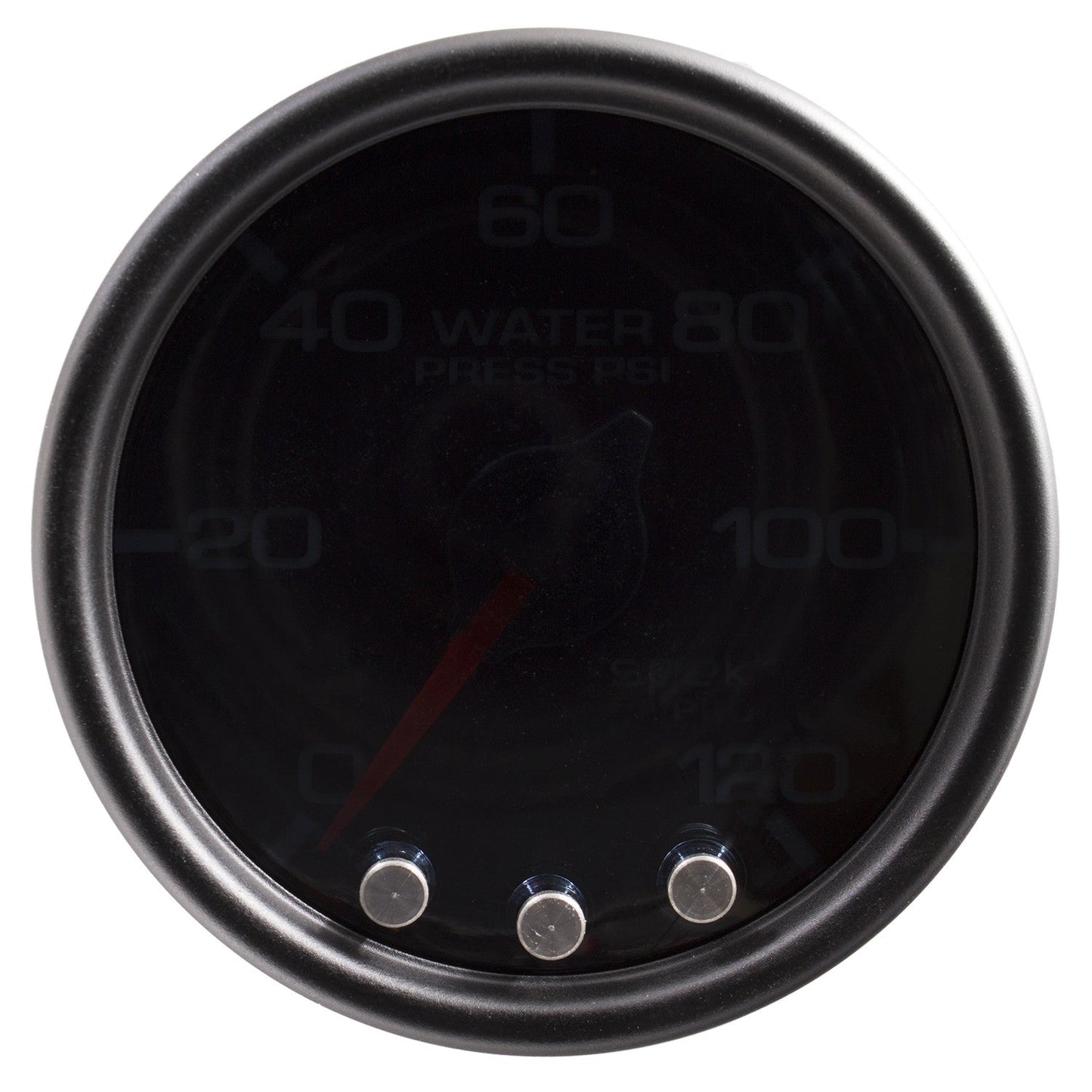 AutoMeter - 2-1/16" WATER PRESSURE, 0-120 PSI, STEPPER MOTOR, SPEK-PRO, BLACK DIAL, BLACK BEZEL, SMOKED LENS (P34552)