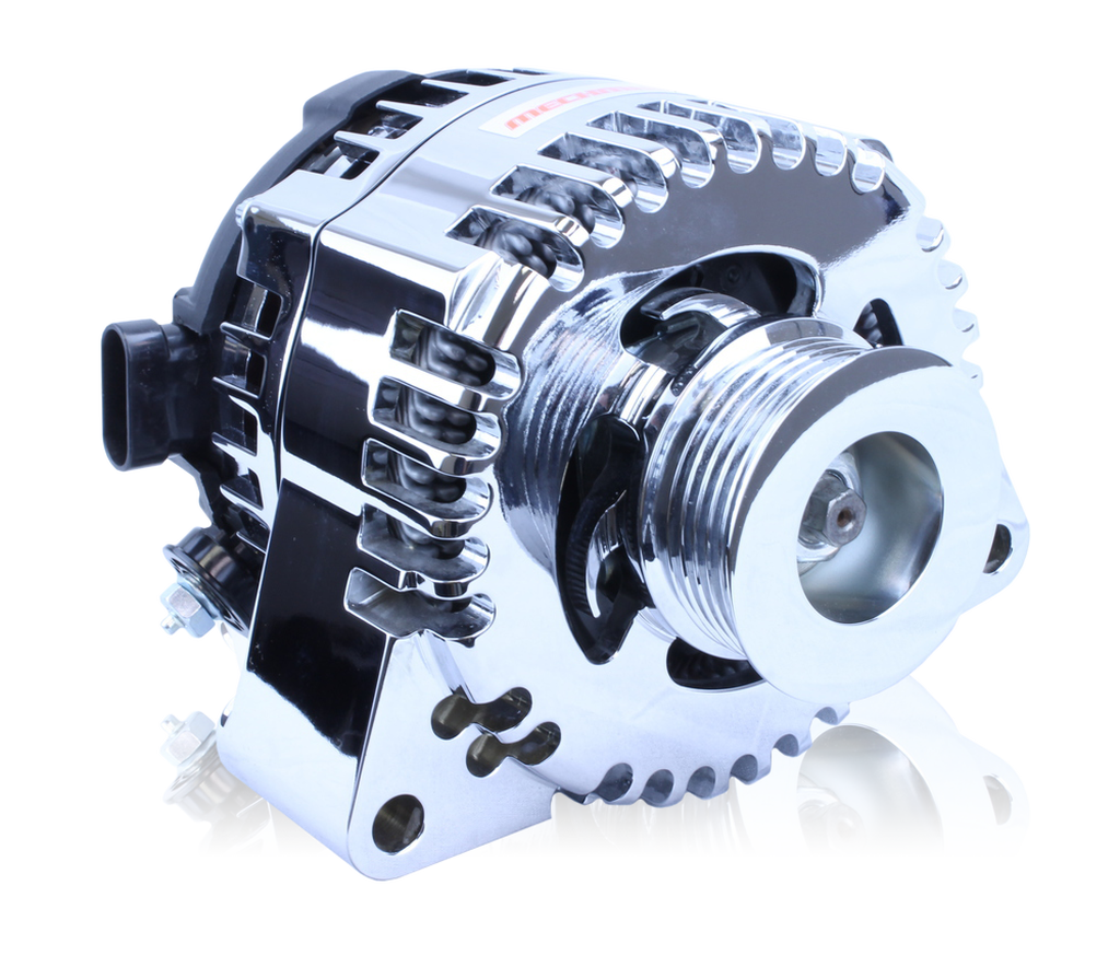 MECHMAN ALTERNATORS - S Series Billet 170 AMP Racing Alternator For C6 Corvette - Chrome Finish (B13969170C)