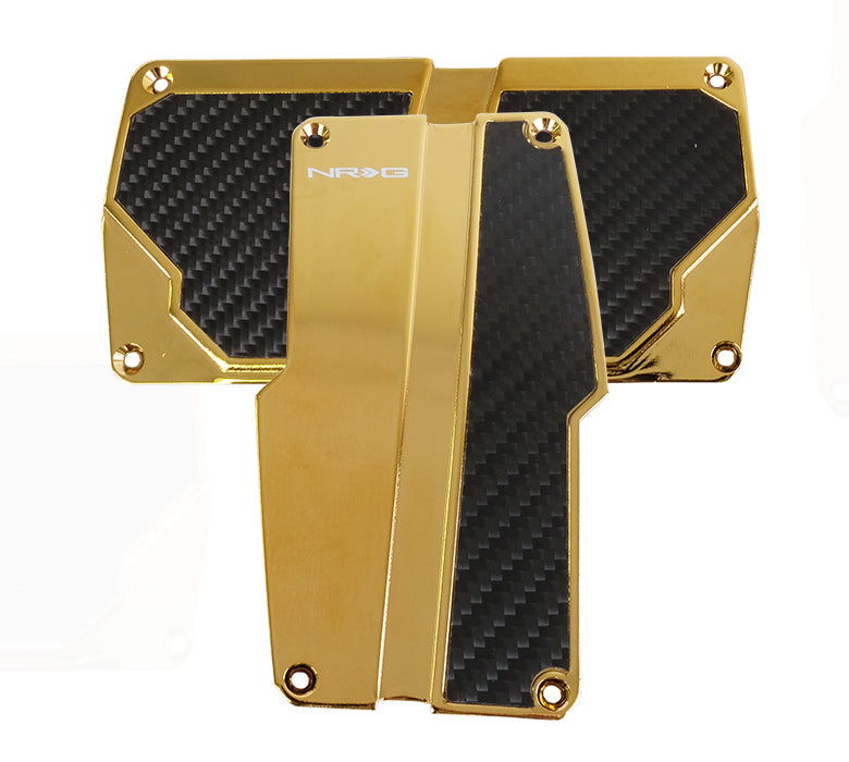NRG - PEDALES DEPORTIVOS DE ALUMINIO CEPILLADO; ESTILO AUTO TRANS