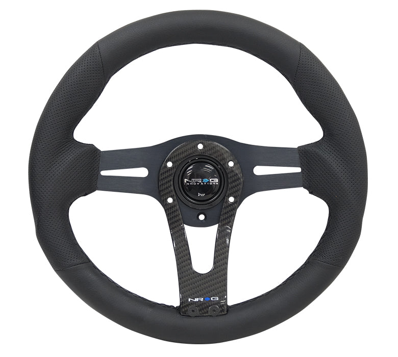 NRG - VOLANTE REFORZADO - VOLANTE DEPORTIVO DE 320 MM CON RADIO CENTRAL DE CARBONO