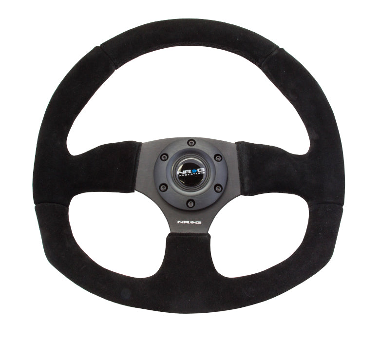 NRG - NEW AGE SPORT STEERING WHEEL REINFORCED VERSION FLAT BOTTOM DESIGN