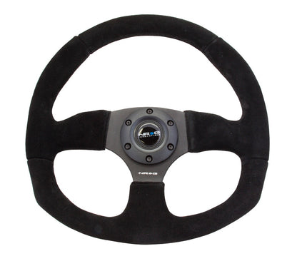 NRG - NEW AGE SPORT STEERING WHEEL REINFORCED VERSION FLAT BOTTOM DESIGN