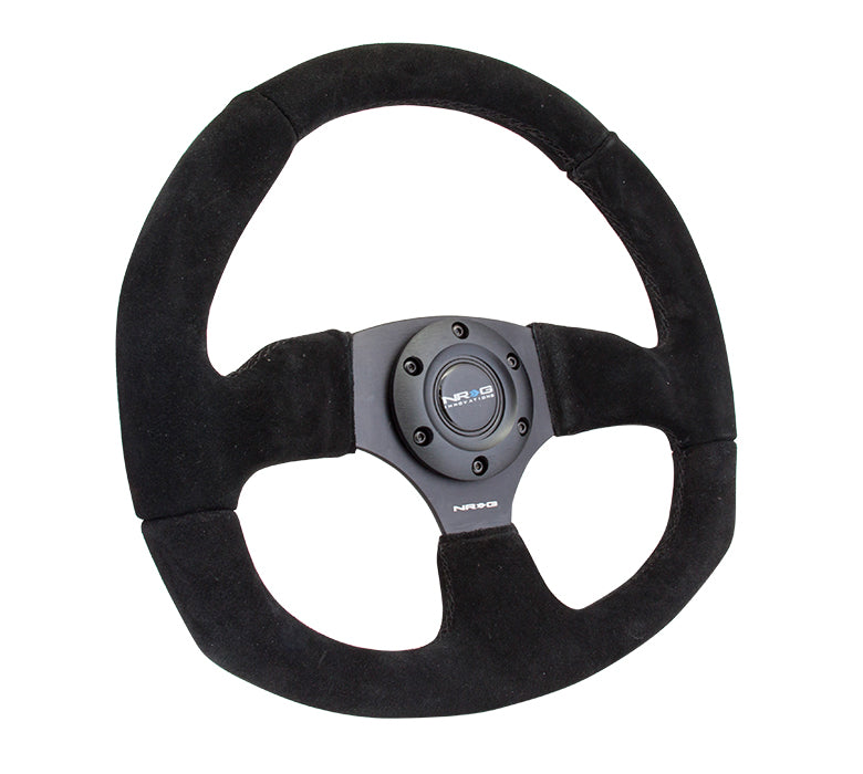 NRG - NEW AGE SPORT STEERING WHEEL REINFORCED VERSION FLAT BOTTOM DESIGN