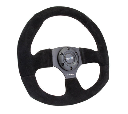 NRG - NEW AGE SPORT STEERING WHEEL REINFORCED VERSION FLAT BOTTOM DESIGN