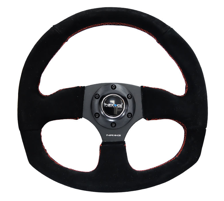 NRG - NEW AGE SPORT STEERING WHEEL REINFORCED VERSION FLAT BOTTOM DESIGN