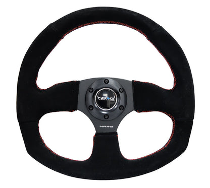 NRG - NEW AGE SPORT STEERING WHEEL REINFORCED VERSION FLAT BOTTOM DESIGN