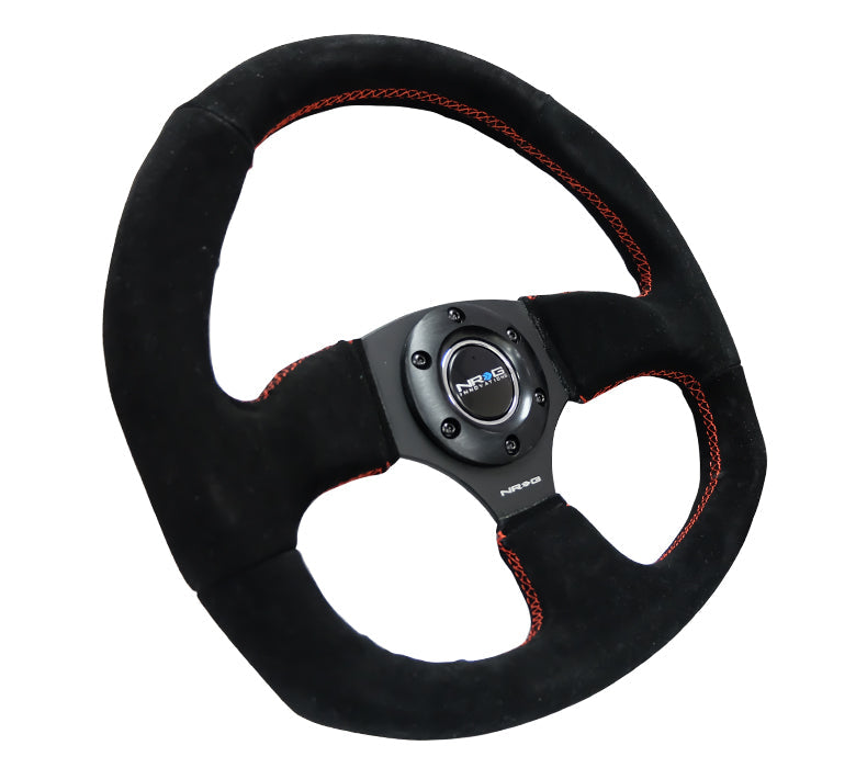 NRG - NEW AGE SPORT STEERING WHEEL REINFORCED VERSION FLAT BOTTOM DESIGN