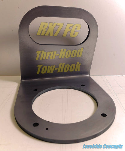 Levelride Concepts - Kit de gancho de remolque a través del capó RX7 FC (LCRF700)