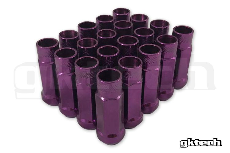 GKTech - PURPLE - OPEN ENDED LUG NUTS (PACK OF 20) (PURPLENUTS)