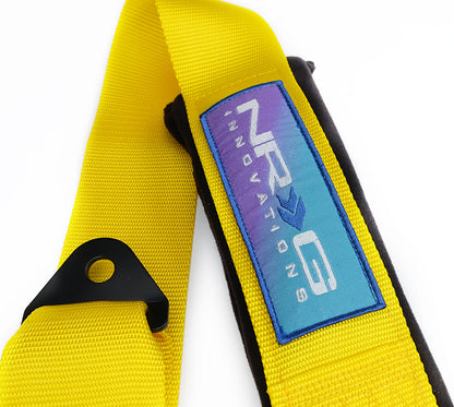 NRG - SFI SEAT BELT HARNESSS CAM LOCK - 5PT - YELLOW (SBH-B6PCYL)