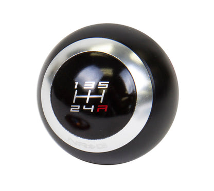NRG - POMO DE CAMBIO ESTILO TIPO BOLA CON 4 ANILLOS INTERCAMBIABLES