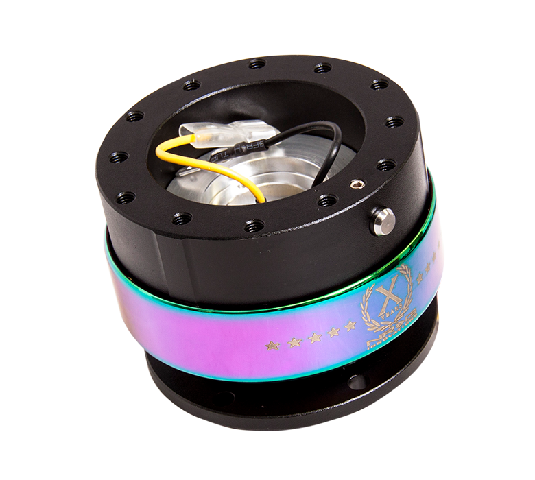 NRG - Gen 2.0 Quick Release(A Black Body with Neochrome Ring)