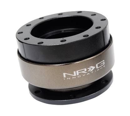 NRG - Liberación rápida Gen 2.0 (cuerpo negro con anillo de titanio) 