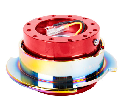 NRG - CIERRE RÁPIDO - CUERPO ROJO/ANILLO NEO CROMO