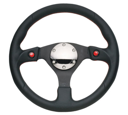 NRG - NEW AGE SPORT STEERING WHEEL TWO BUTTON STYLE; REINFORCED VERSION