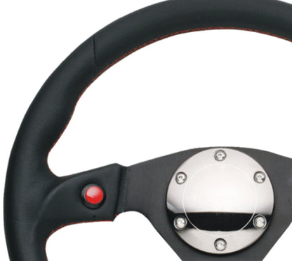 NRG - NEW AGE SPORT STEERING WHEEL TWO BUTTON STYLE; REINFORCED VERSION