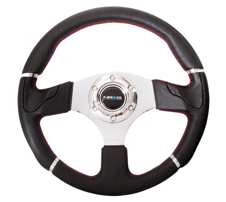 NRG - NEW AGE SPORT STEERING WHEEL REINFORCED VERSION FLAT BOTTOM DESIGN