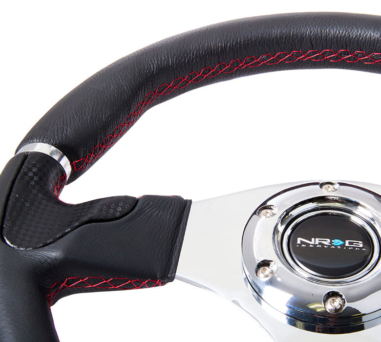 NRG - NEW AGE SPORT STEERING WHEEL REINFORCED VERSION FLAT BOTTOM DESIGN