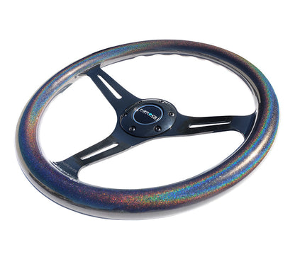NRG - VOLANTES DE DIRECCIÓN DE MADERA (ST-015BK-CN)