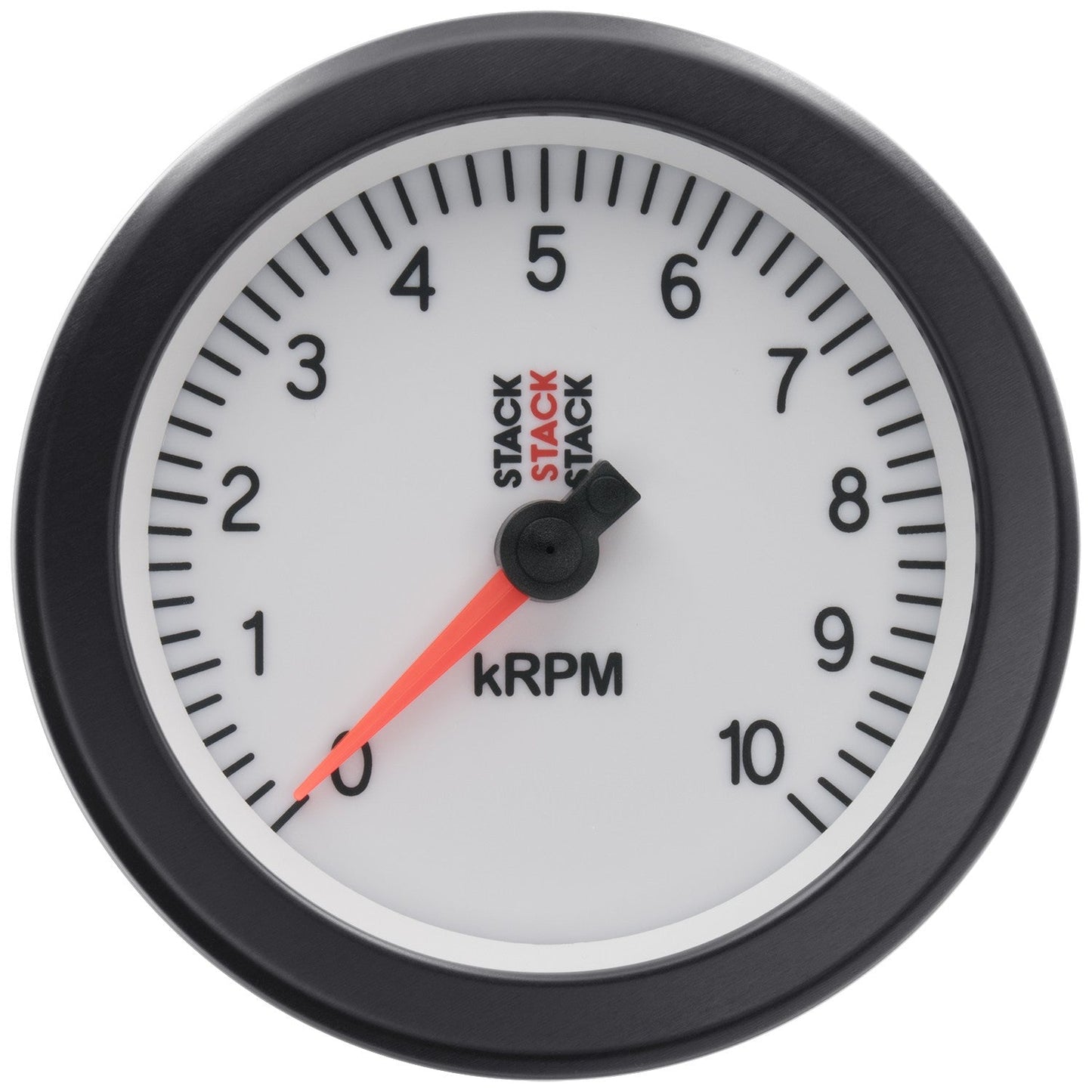 AutoMeter - TACHOMETER, SPORT, 88MM, WHITE, 0-10K RPM (ST100-010W)