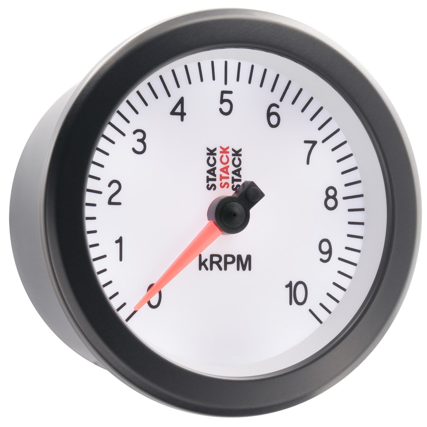 AutoMeter - TACHOMETER, SPORT, 88MM, WHITE, 0-10K RPM (ST100-010W)