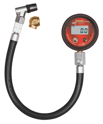 Longacre Racing - Medidor de pressão de pneu digital básico 0-100 psi (53036)