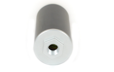Canton - Filtro de aceite CM de aluminio billet Puertos NPT de 1/2" en línea de 6"