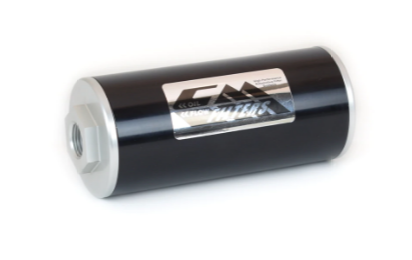 Canton - Filtro de aceite CM de aluminio billet Puertos NPT de 1/2" en línea de 6"